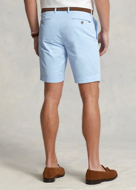 kontor blå Mænd Ralph Lauren 9-tommer stræk chino-shorts med slim pasform Z426B536