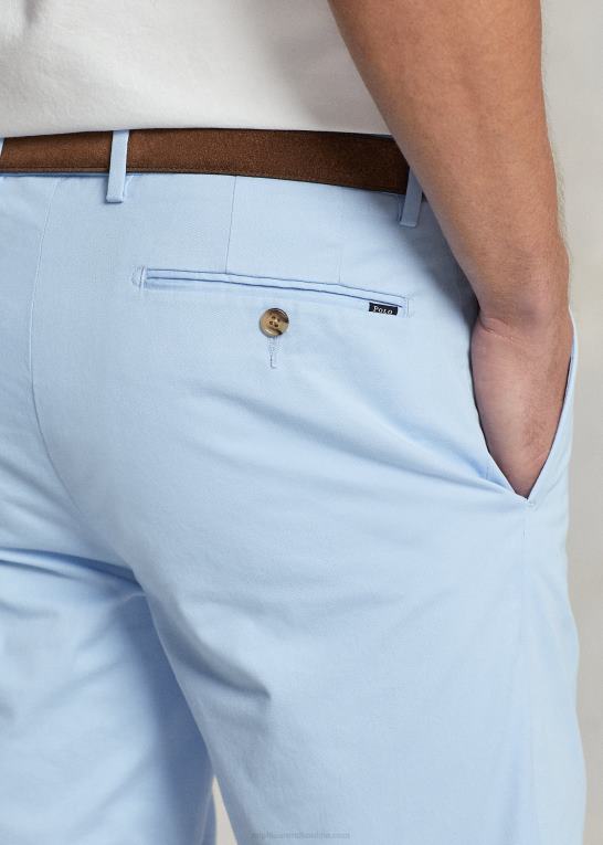 kontor blå Mænd Ralph Lauren 9-tommer stræk chino-shorts med slim pasform Z426B536