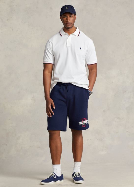 krydstogtflåde Mænd Ralph Lauren logo fleece kort Z426B1656