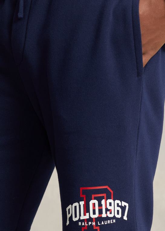 krydstogtflåde Mænd Ralph Lauren logo fleece kort Z426B1656