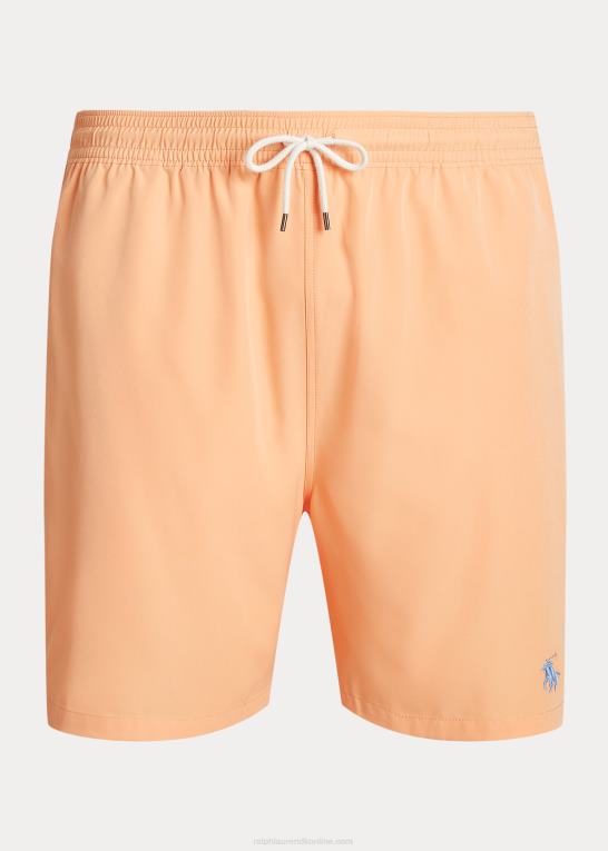 lys orange Mænd Ralph Lauren rejsende badebukser Z426B1484