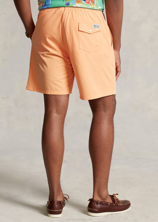 lys orange Mænd Ralph Lauren rejsende badebukser Z426B1484