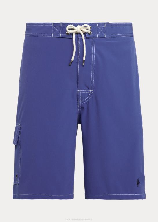 lyseblå Mænd Ralph Lauren 8,5-tommer kailua badebukser med klassisk pasform Z426B384