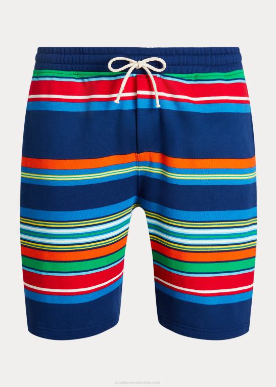 mørk kobolt/stribe Mænd Ralph Lauren stribet fleece kort Z426B1349