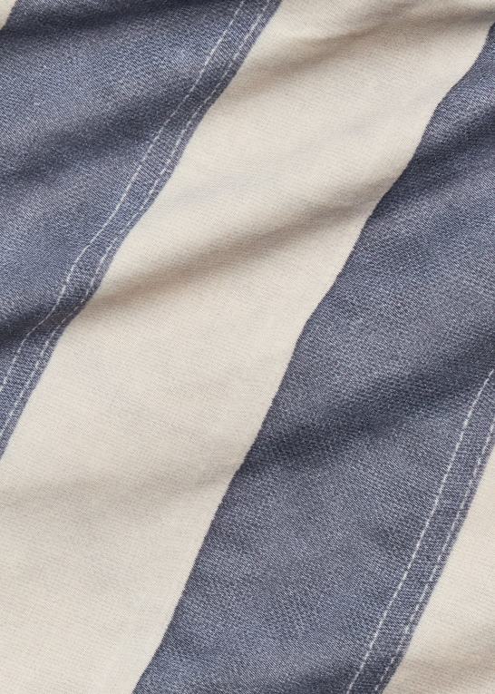 marine/creme sejldug stri Mænd Ralph Lauren stribet twill kort Z426B1723