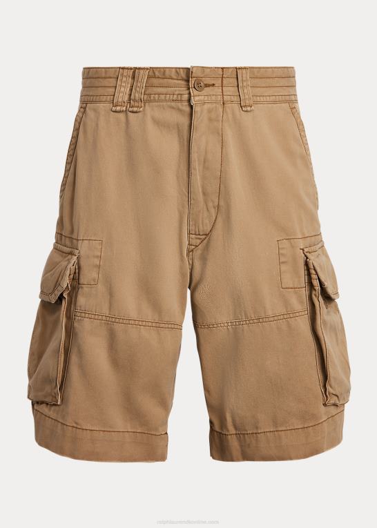 montana kaki Mænd Ralph Lauren 10,5-tommer klassisk pasform twill cargo short Z426B253