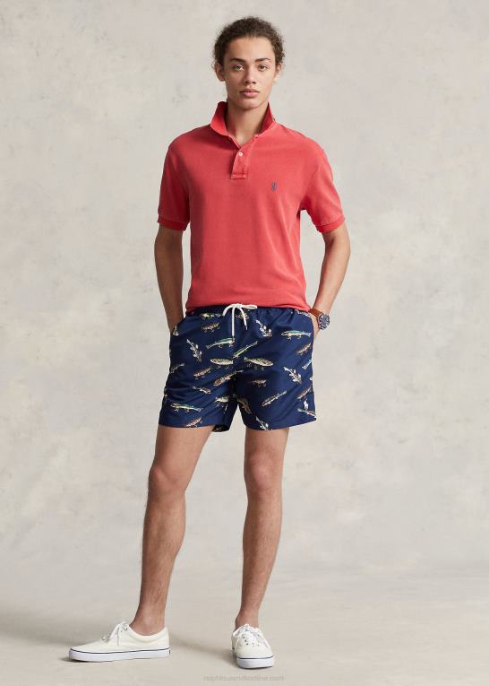 multi Mænd Ralph Lauren 5,75-tommer klassisk badebukser til rejsende Z426B860