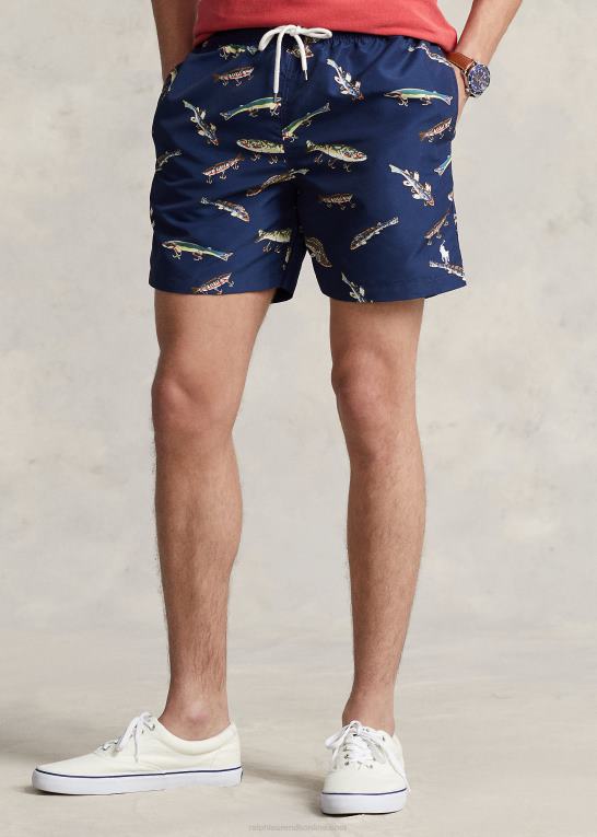 multi Mænd Ralph Lauren 5,75-tommer klassisk badebukser til rejsende Z426B860