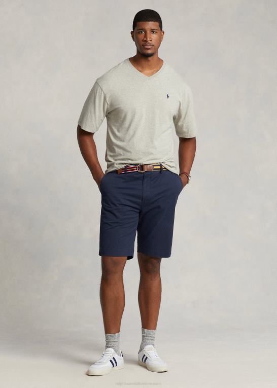 nautisk blæk Mænd Ralph Lauren stræk klassisk fit chino short Z426B1865
