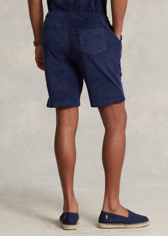 newport flåde Mænd Ralph Lauren 7,5-tommer frotté snøre kort Z426B423