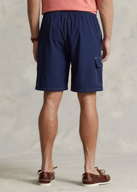 newport flåde Mænd Ralph Lauren 8,5-tommer kailua badebukser med klassisk pasform Z426B385