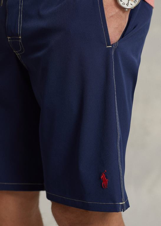 newport flåde Mænd Ralph Lauren 8,5-tommer kailua badebukser med klassisk pasform Z426B385