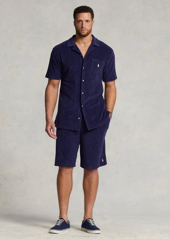 newport flåde Mænd Ralph Lauren frotté snøre kort Z426B1662