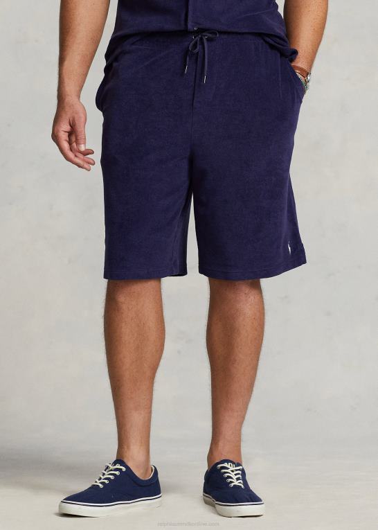 newport flåde Mænd Ralph Lauren frotté snøre kort Z426B1662