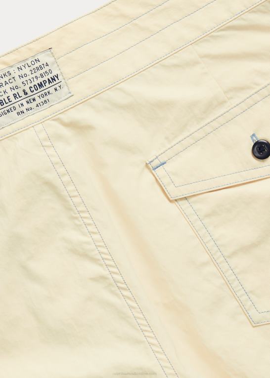 pergament creme Mænd Ralph Lauren twill kort Z426B1720