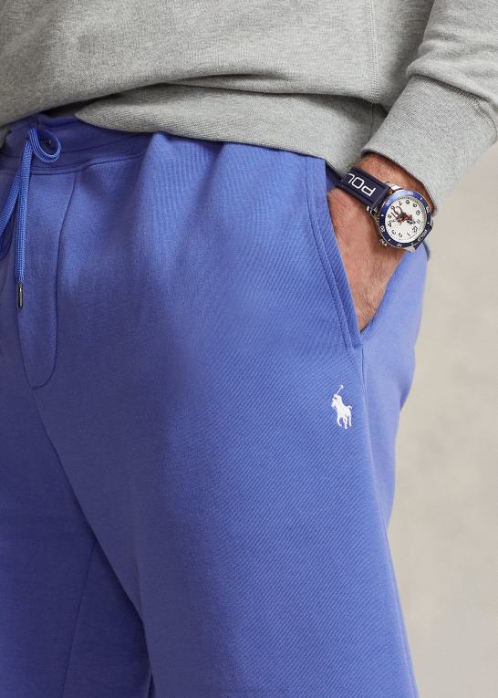 pigesten blå Mænd Ralph Lauren dobbeltstrikket kort Z426B1543