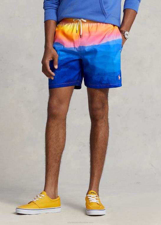 ridgecrest fotoprint Mænd Ralph Lauren 5,75-tommer klassisk badebukser til rejsende Z426B766