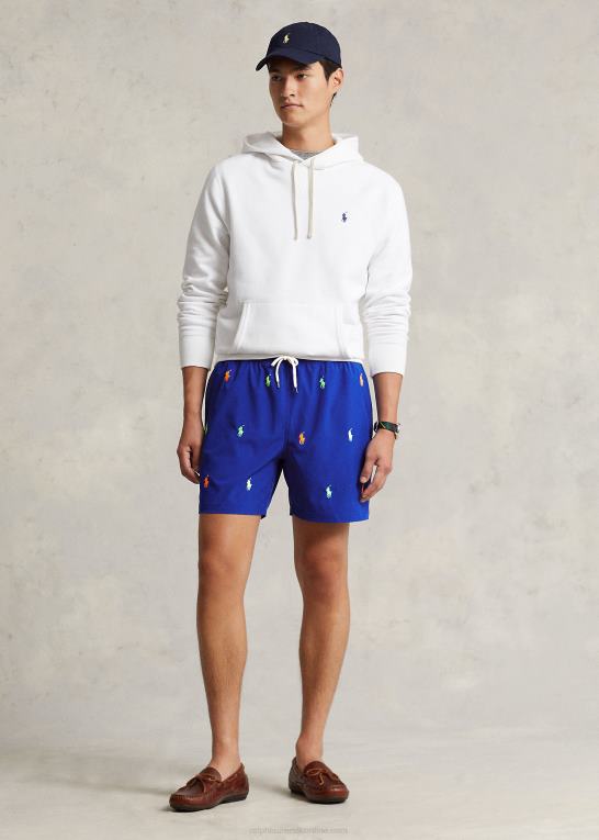 rugby royal Mænd Ralph Lauren 5,75-tommer klassisk badebukser til rejsende Z426B408