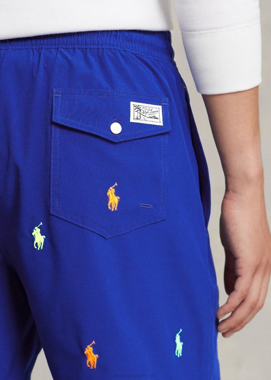 rugby royal Mænd Ralph Lauren 5,75-tommer klassisk badebukser til rejsende Z426B408