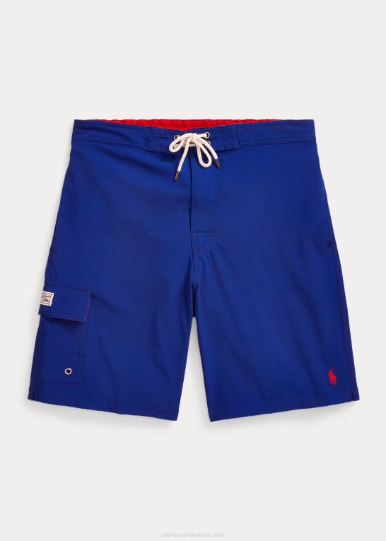 rugby royal Mænd Ralph Lauren 8,5-tommer kailua badebukser med klassisk pasform Z426B560
