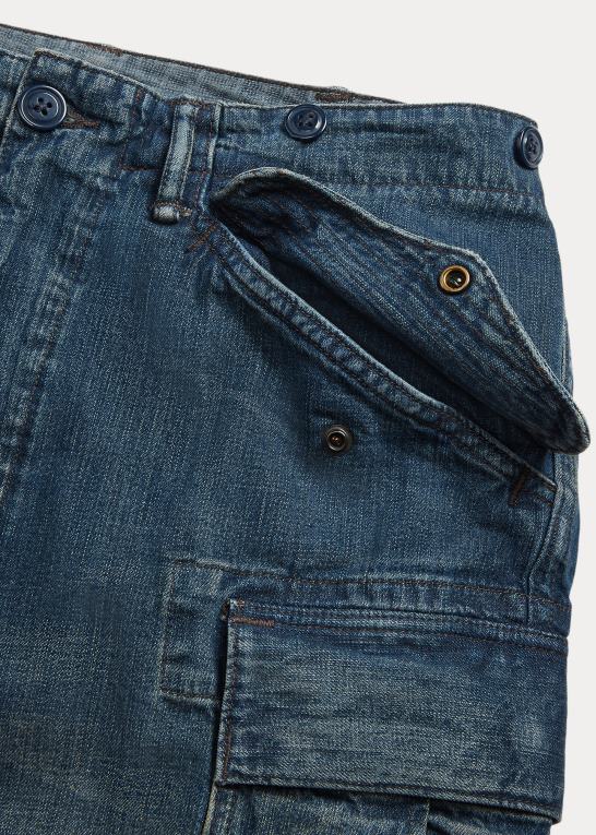 sedgwick vask Mænd Ralph Lauren sedgwick regiment denim cargo short Z426B8697