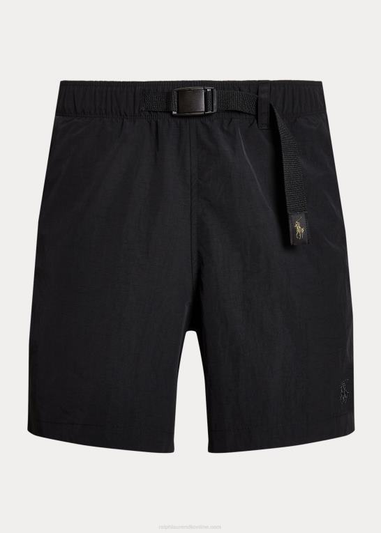 sort Mænd Ralph Lauren 6-tommer klassisk pasform vandafvisende short Z426B8438