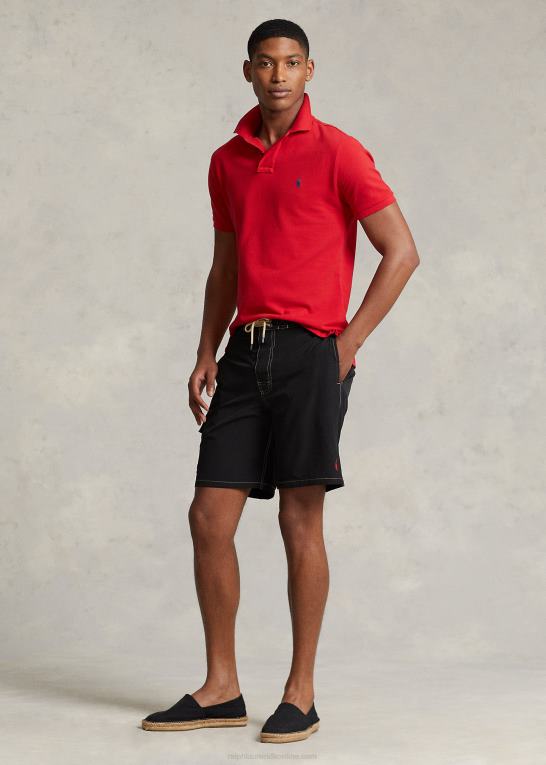 sort Mænd Ralph Lauren 8,5-tommer kailua badebukser med klassisk pasform Z426B382
