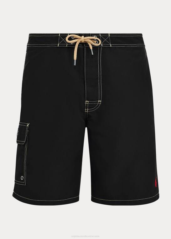 sort Mænd Ralph Lauren 8,5-tommer kailua badebukser med klassisk pasform Z426B382