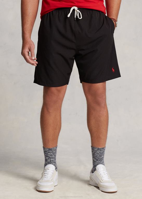 sort Mænd Ralph Lauren rejsende stretch badebukser Z426B1420