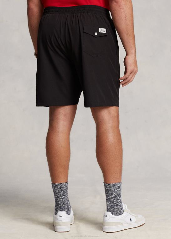 sort Mænd Ralph Lauren rejsende stretch badebukser Z426B1420