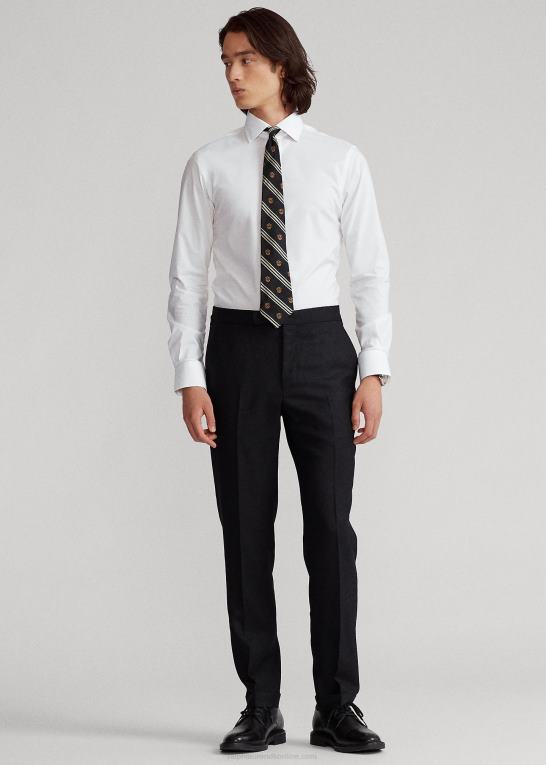 Mænd Ralph Lauren regent slim fit poplin skjorte Z426B8671