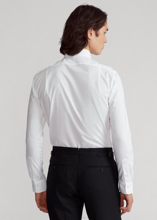 Mænd Ralph Lauren regent slim fit poplin skjorte Z426B8671