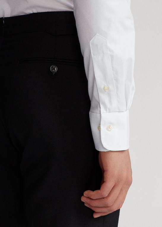 Mænd Ralph Lauren regent slim fit poplin skjorte Z426B8671