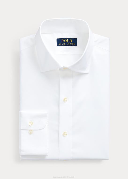 Mænd Ralph Lauren regent slim fit poplin skjorte Z426B8672