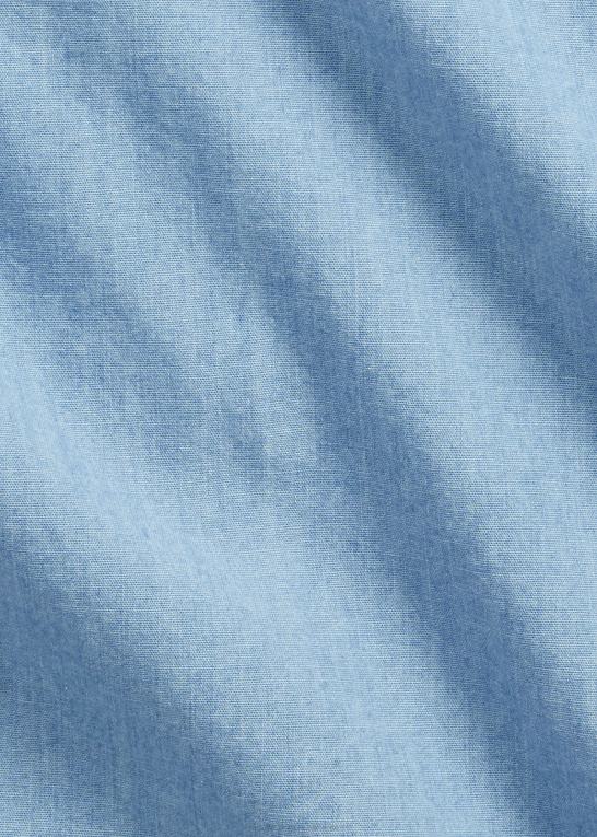 Nimes blå/hvid Mænd Ralph Lauren custom fit indigo chambray skjorte Z426B8649