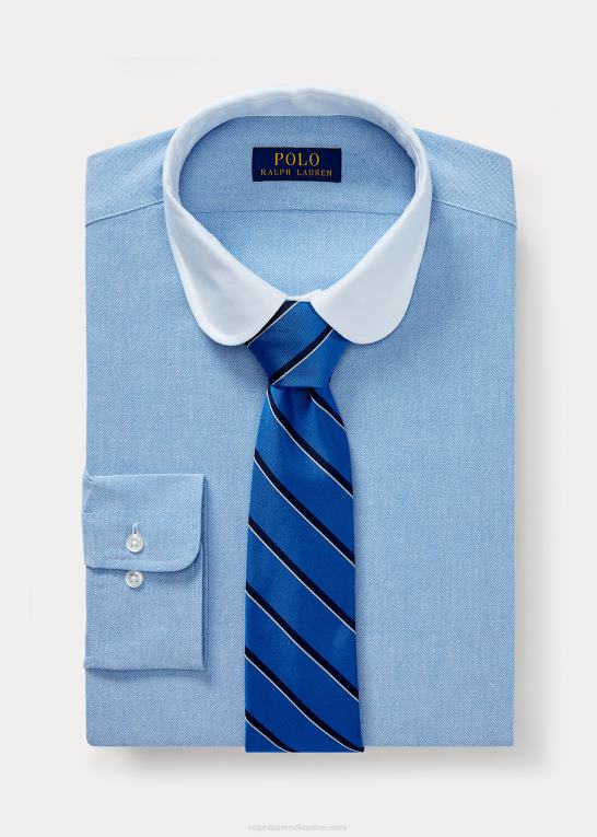 bsr blå Mænd Ralph Lauren custom fit oxford skjorte Z426B958