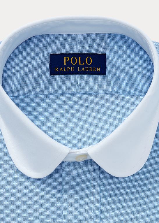 bsr blå Mænd Ralph Lauren custom fit oxford skjorte Z426B958