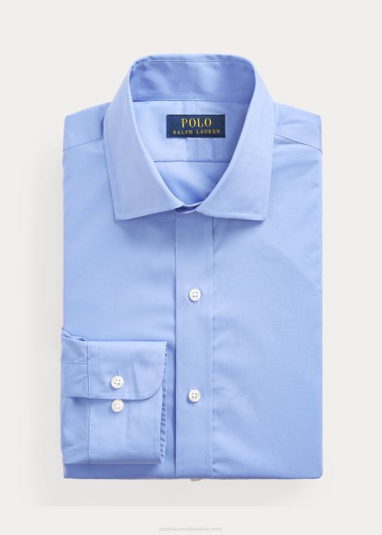 copen blå Mænd Ralph Lauren regent custom fit poplin skjorte Z426B820