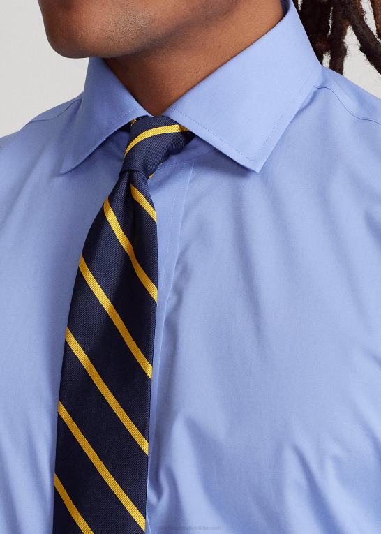 copen blå Mænd Ralph Lauren regent custom fit poplin skjorte Z426B820