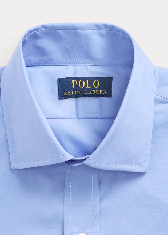 copen blå Mænd Ralph Lauren regent custom fit poplin skjorte Z426B820
