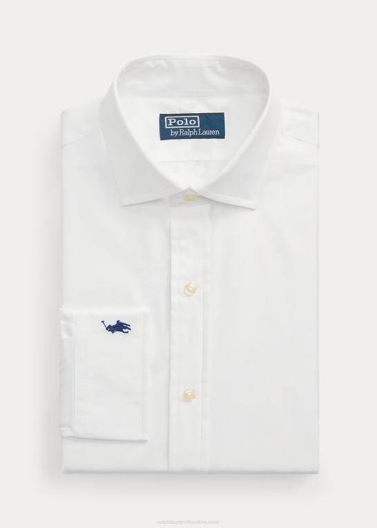 hvid Mænd Ralph Lauren custom fit poplin skjorte Z426B8475
