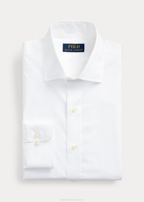 hvid Mænd Ralph Lauren regent custom fit poplin skjorte Z426B819
