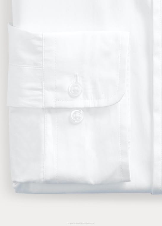 hvid Mænd Ralph Lauren regent slim fit poplin skjorte Z426B783