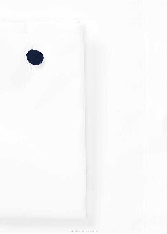 hvid Mænd Ralph Lauren slim fit fransk manchetskjorte Z426B427