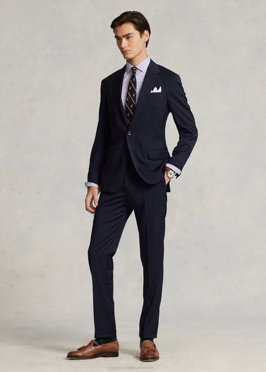 kaktus lilla/hvid Mænd Ralph Lauren ternet poplinskjorte i slim pasform Z426B743