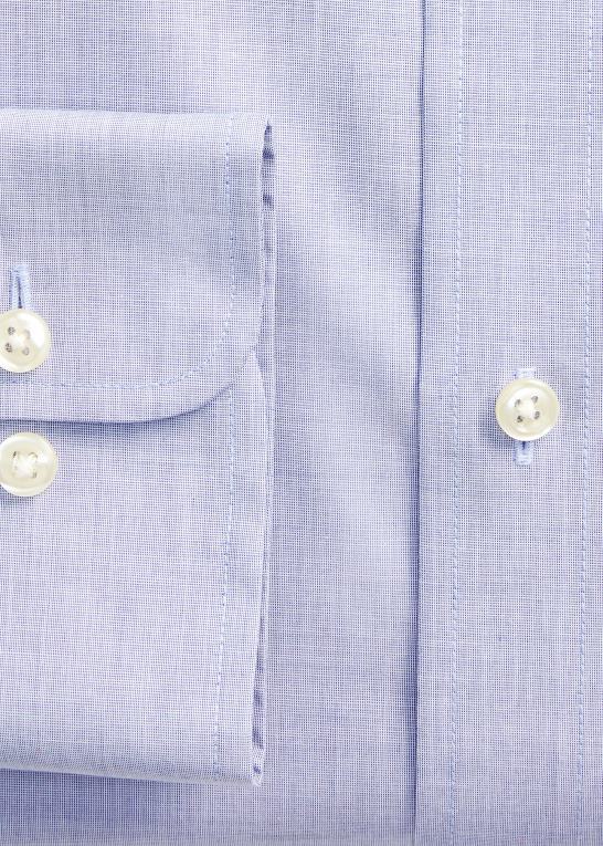 lyseblå/hvid Mænd Ralph Lauren regent custom fit poplin skjorte Z426B821