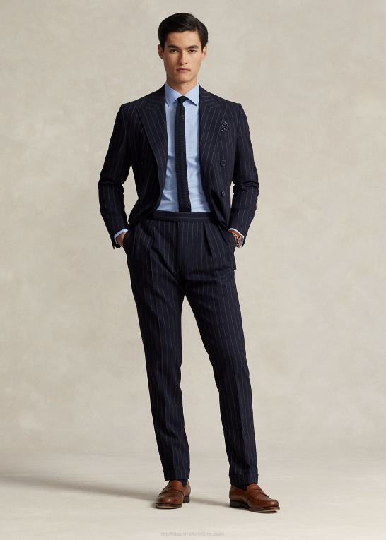 mini blå/hvid Mænd Ralph Lauren gingham let pleje stretch poplin skjorte - alle passer Z426B1033