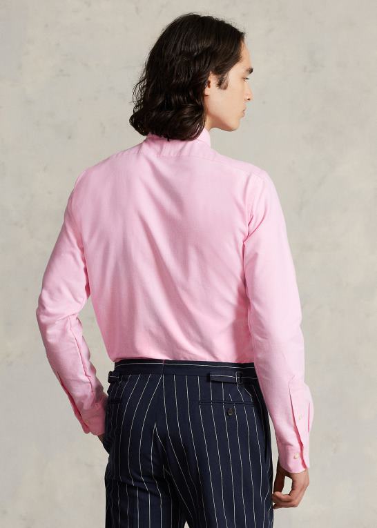 ny rose Mænd Ralph Lauren custom fit monogram oxford skjorte Z426B109