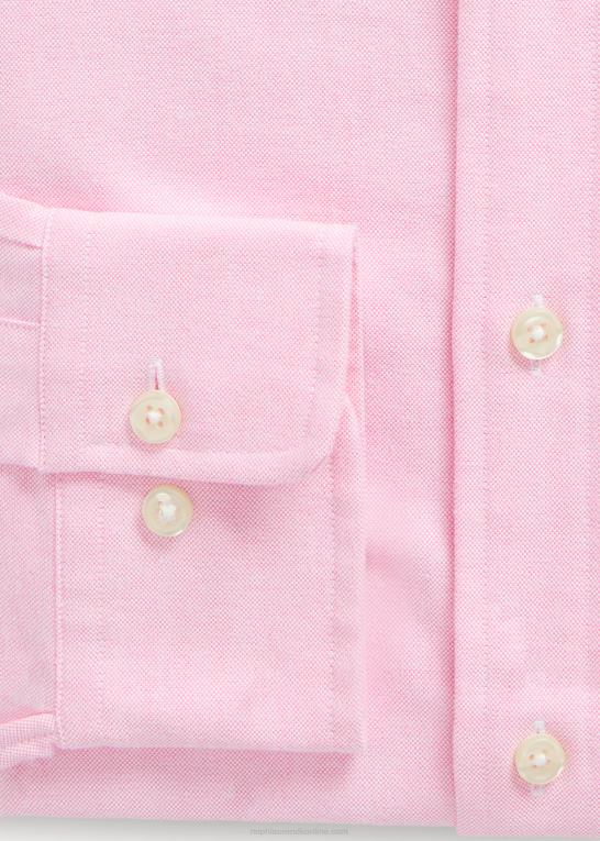 ny rose Mænd Ralph Lauren custom fit monogram oxford skjorte Z426B109