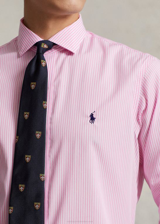 rosa/hvid Mænd Ralph Lauren slim fit stribet poplinskjorte Z426B380